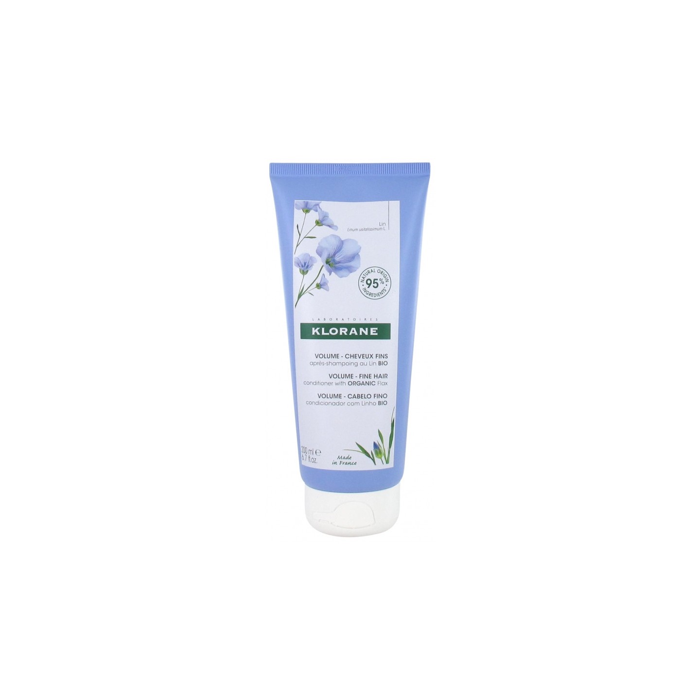 Klorane Après-shampoing au lin Bio - 200ml