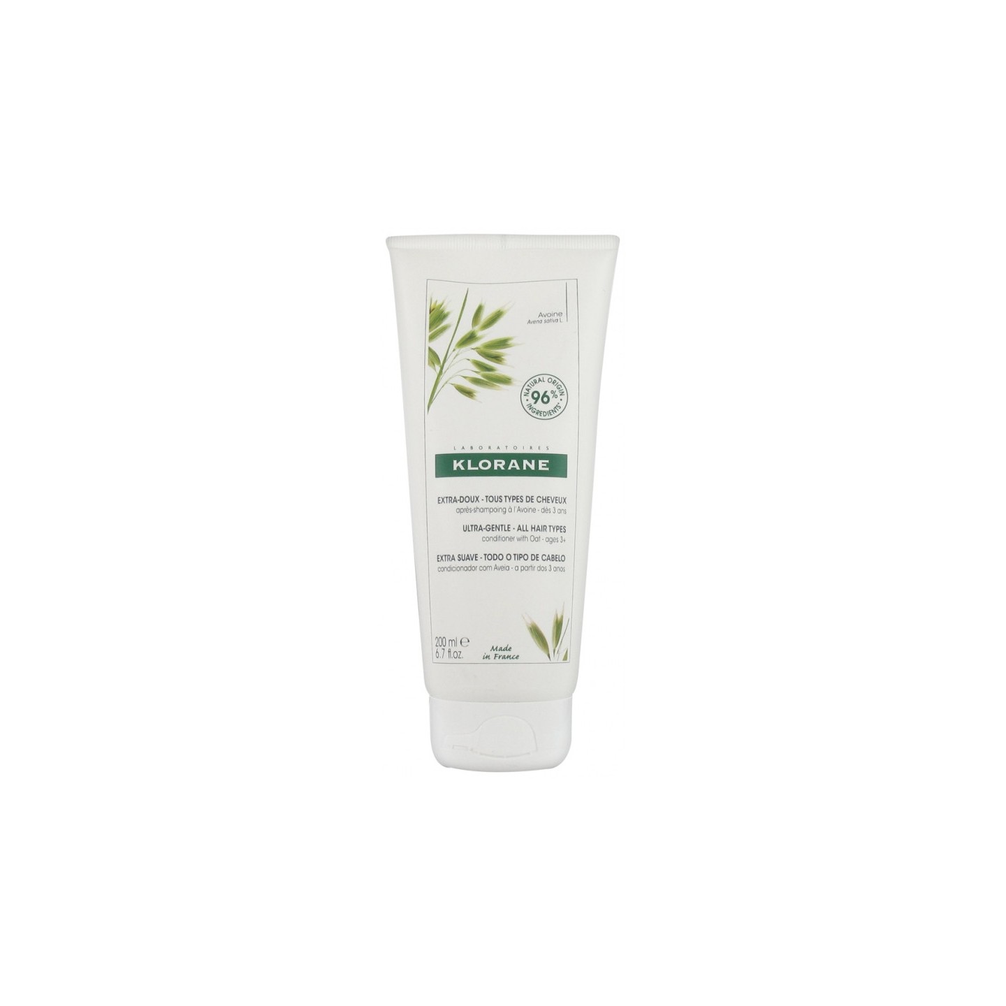 Klorane Après-shampoing extra-doux au lait d'avoine - 200ml