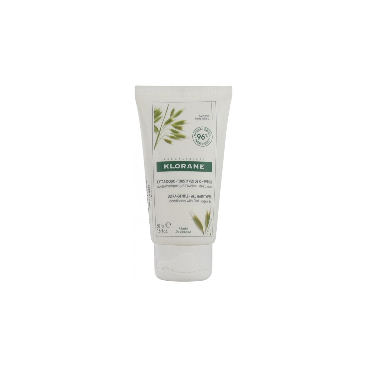 Klorane Après-shampoing extra-doux au lait d'avoine - 50ml