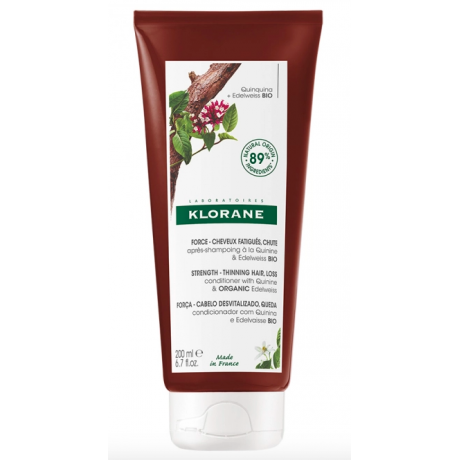 Klorane baume après-shampooing à la quinine et à l'Edelweiss Bio 200ml
