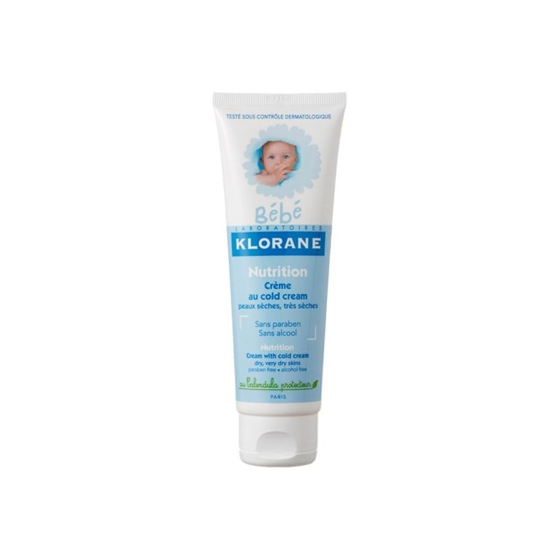 Pharmacie Bastille - Klorane bébé crème nutritive au cold cream 40ml