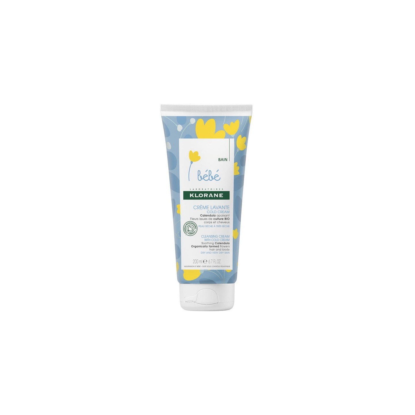 Klorane Bébé Crème lavante Cold Cream - 40ml