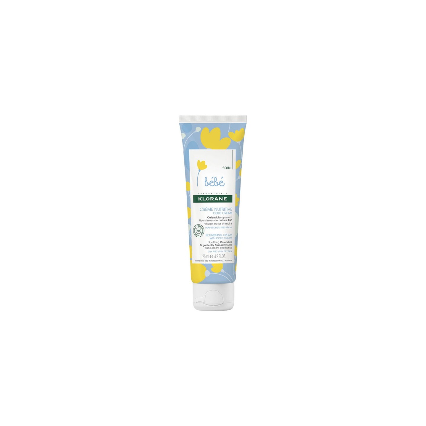 Klorane bébé Crème nutritive au Cold Cream - 125ml