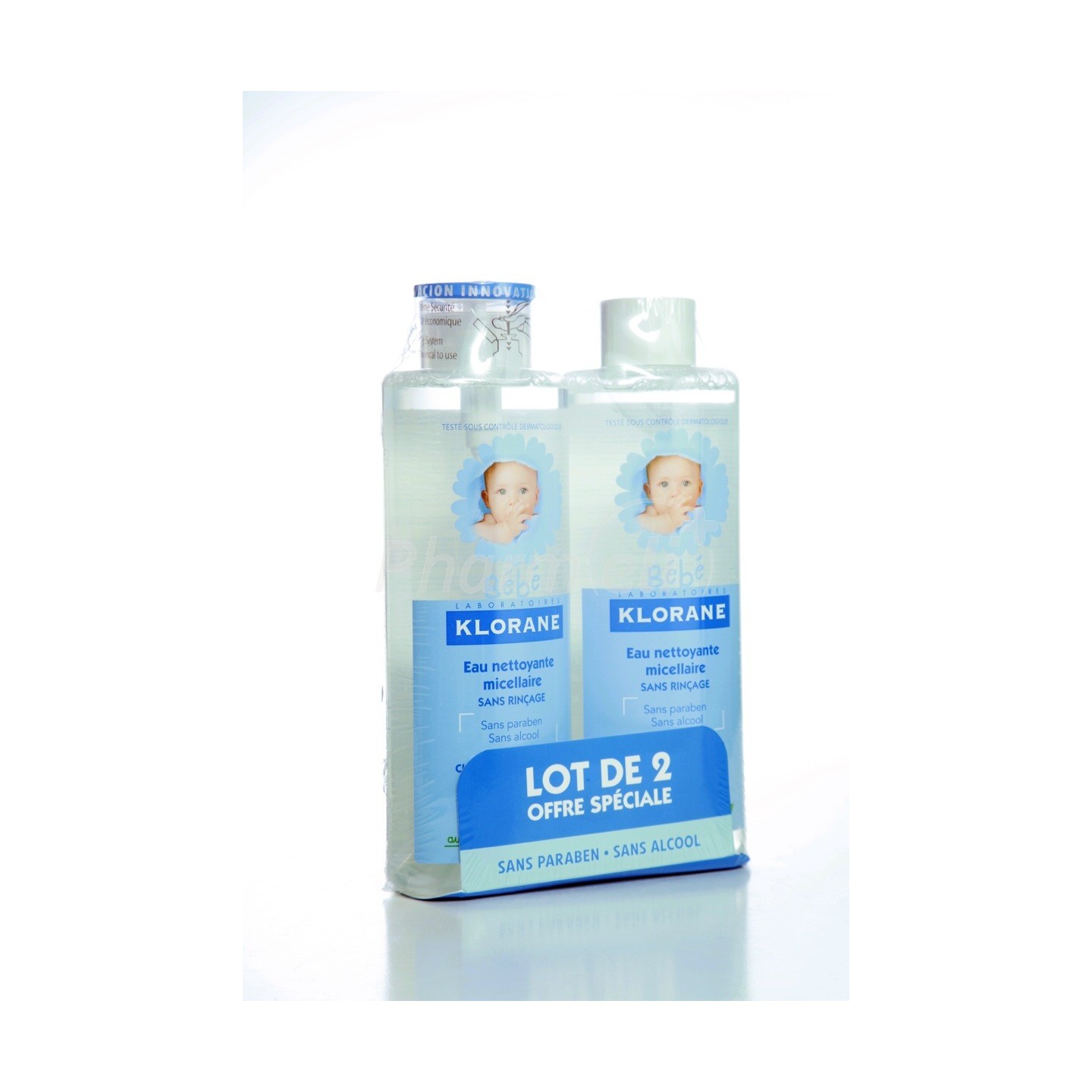 KLORANE EAU NETOYANTE MICELLAIRE 2 X 500ML