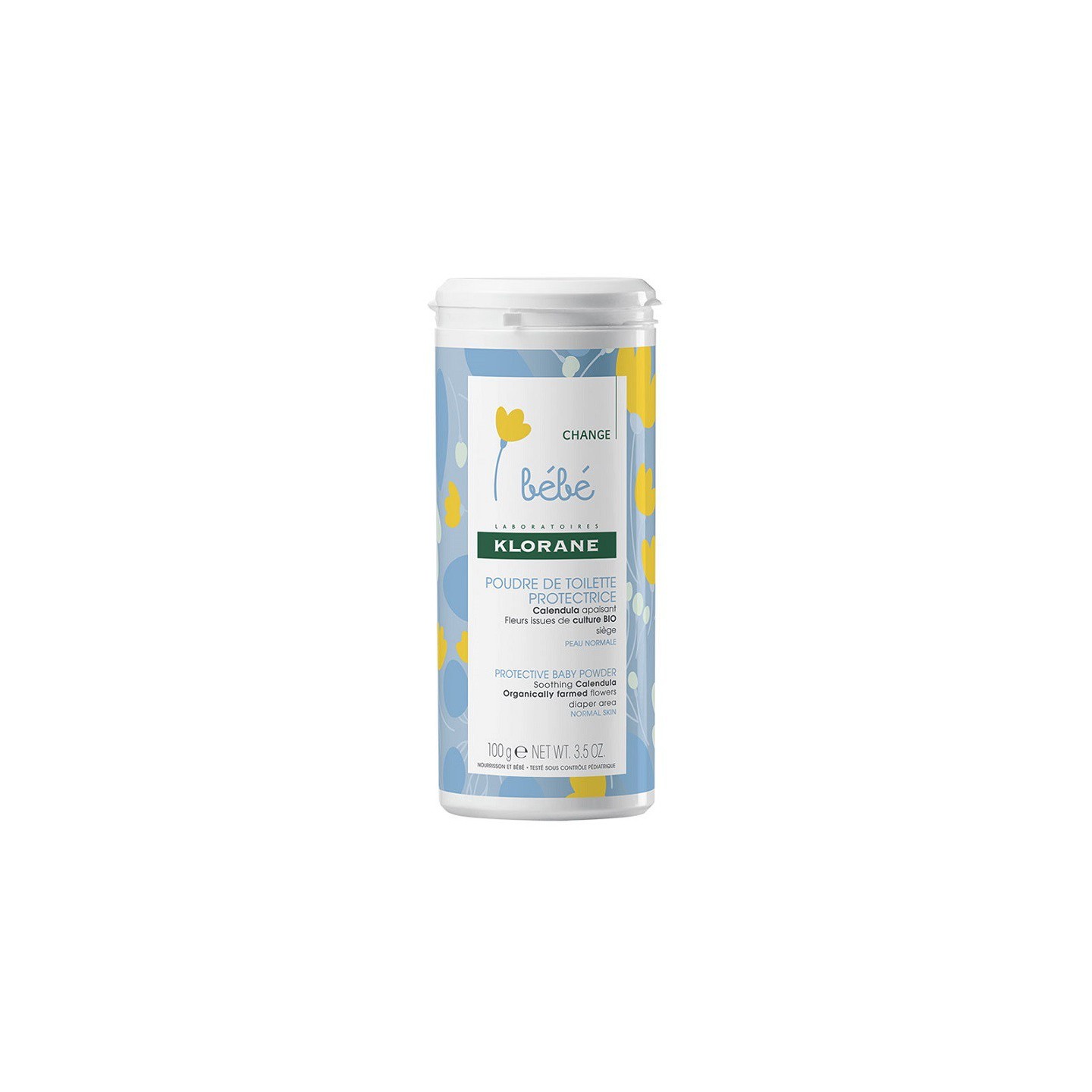 Klorane bébé Poudre de toilette protectrice - 100g