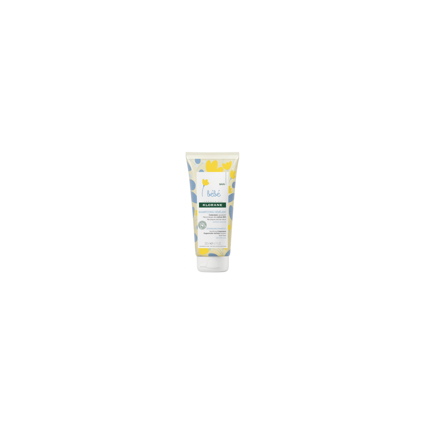 Klorane bébé shampooing démêlant 200ml