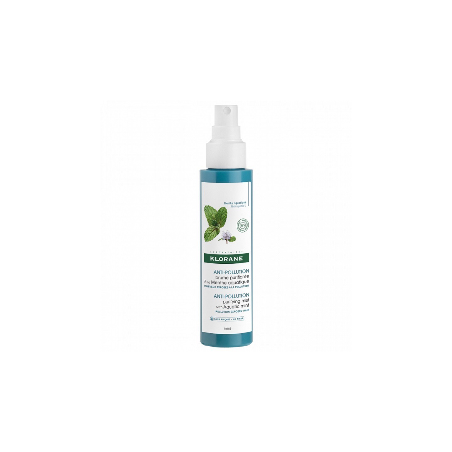 Klorane Brume anti-pollution à la menthe aquatique - 100ml
