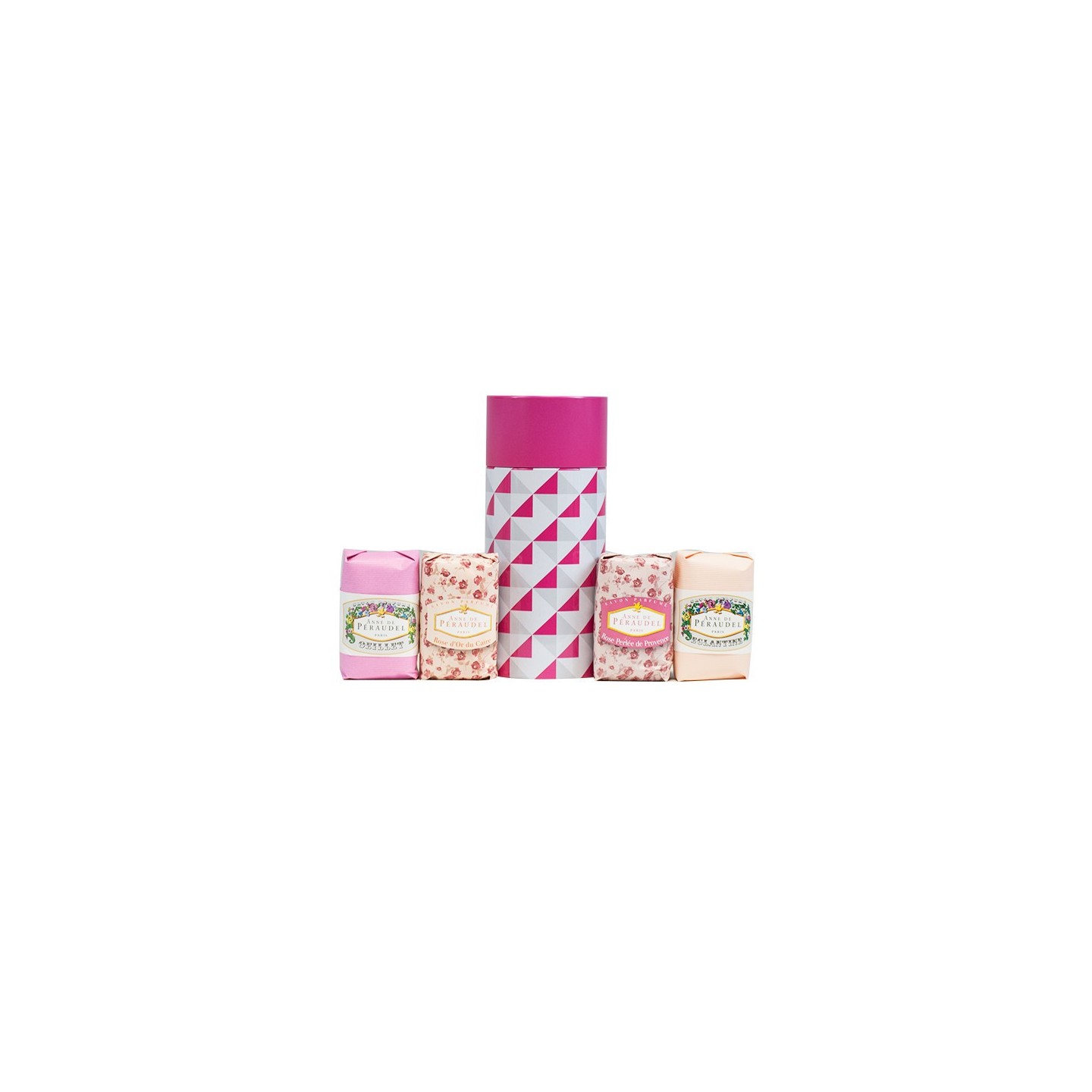 Klorane Coffret métal Anne de Péraudel - 4 savons parfumés de 100g