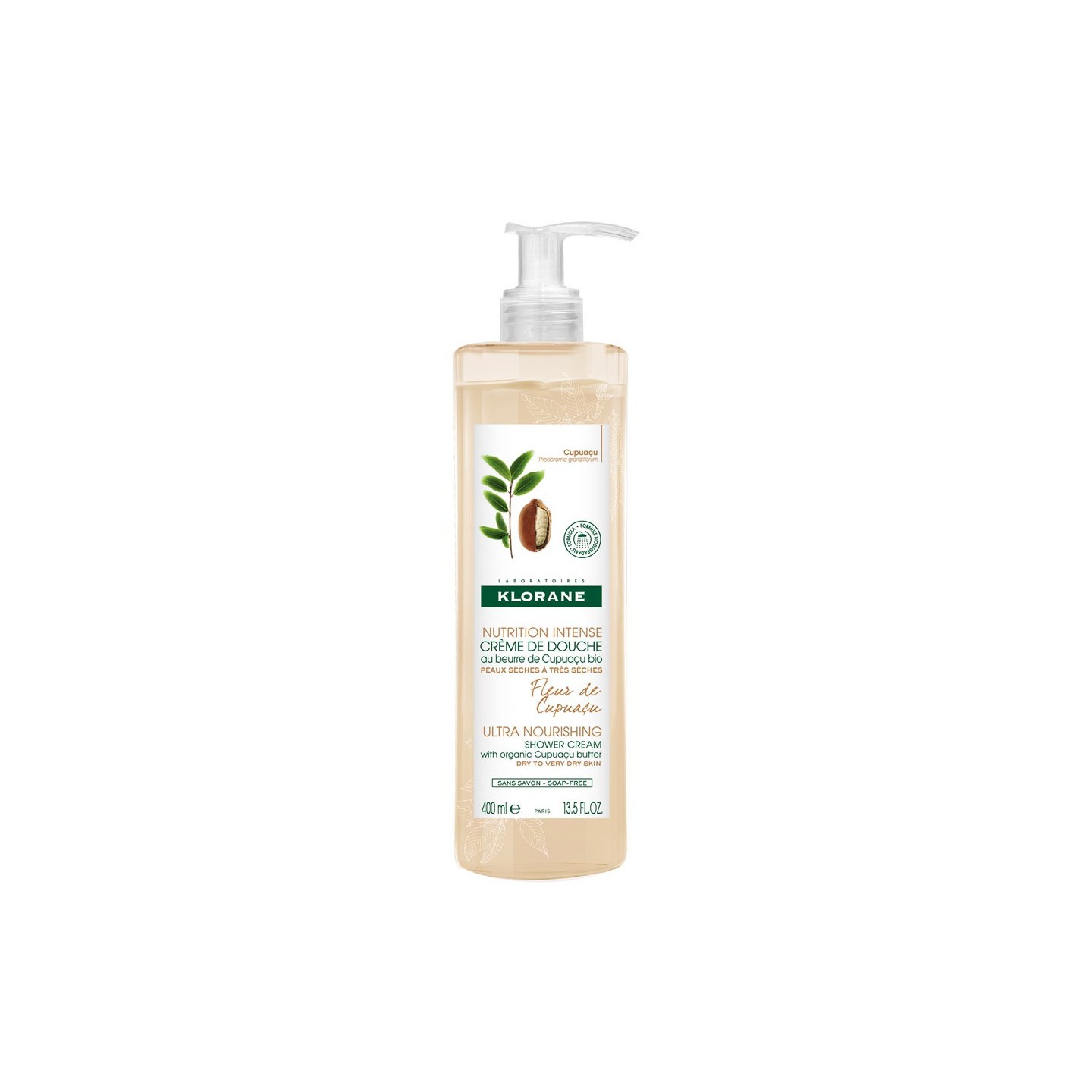 KLORANE Crème de douche nutrition intense 400ml