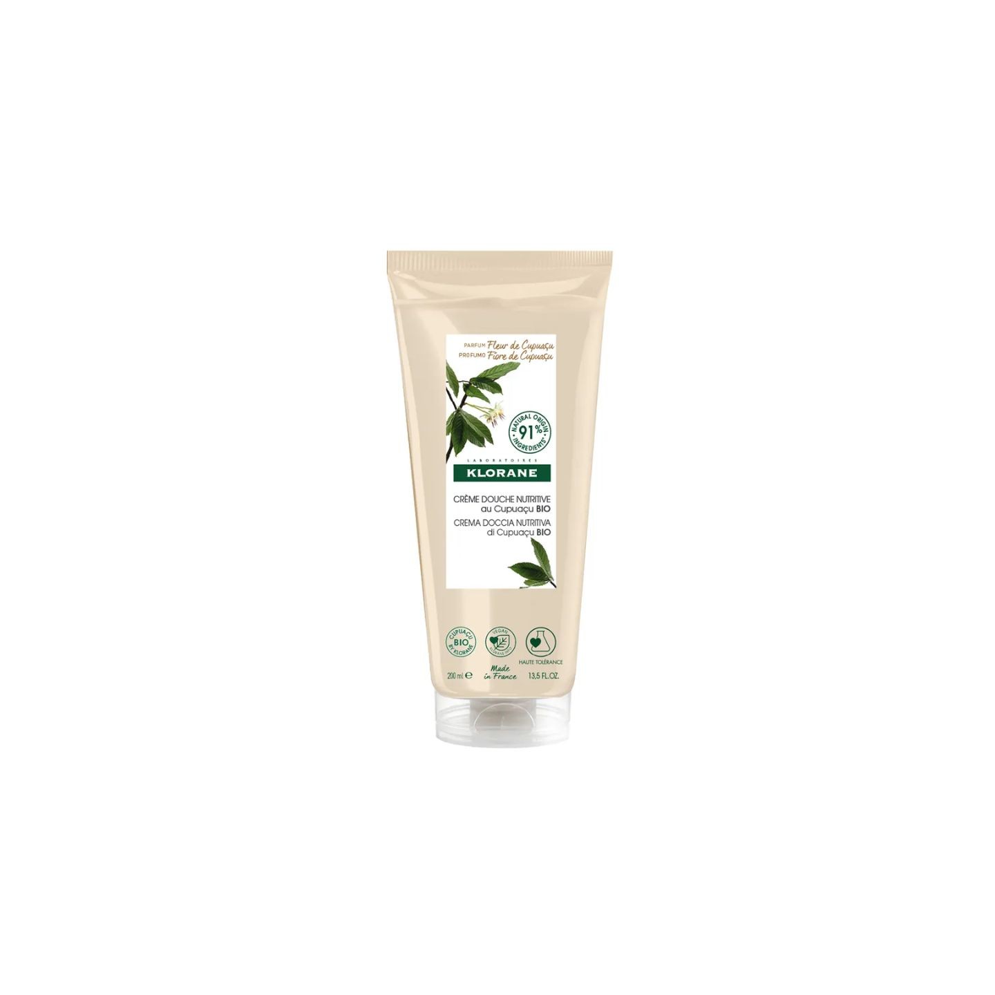 Klorane Crème de douche nutritive au Cupuaçu Bio - 200ml
