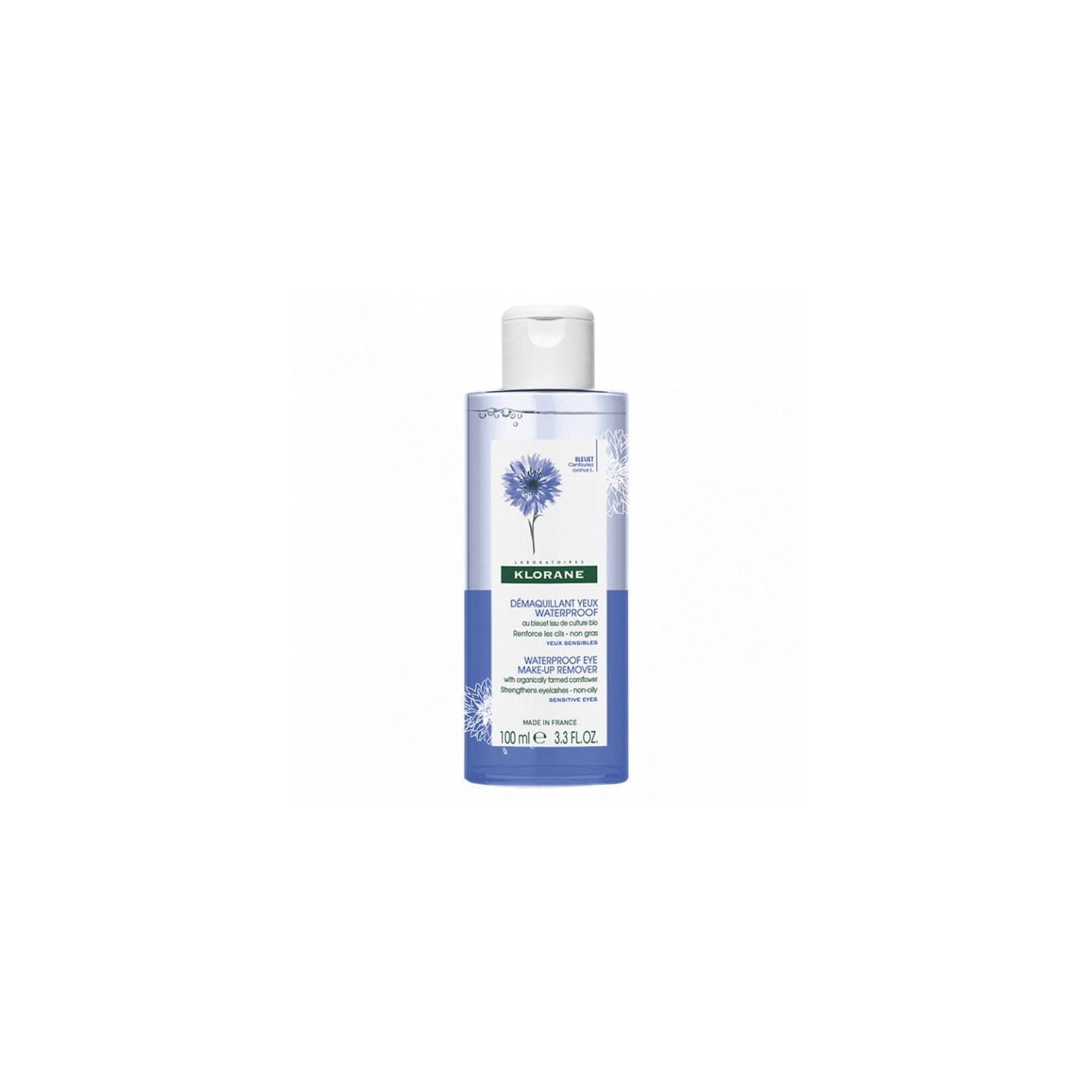 Klorane Démaquillant yeux waterproof au bleuet - 100ml
