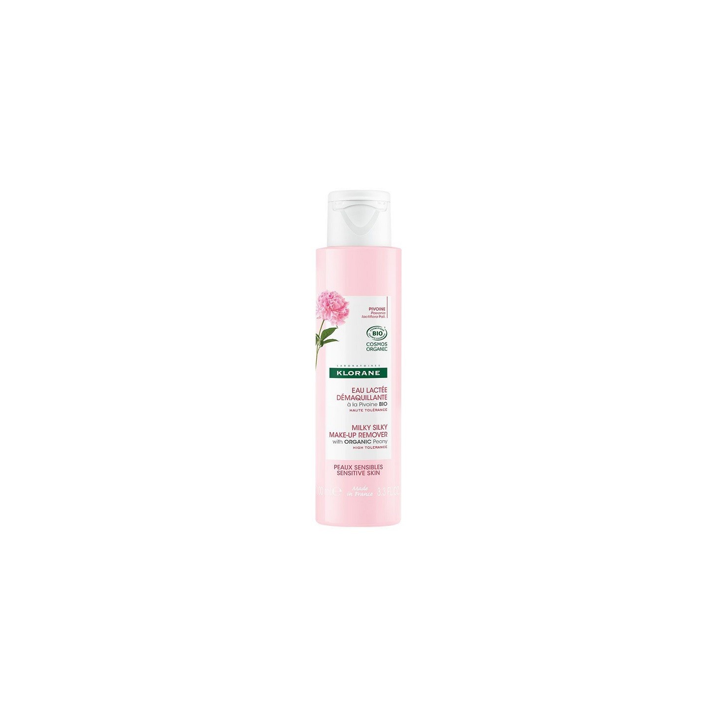 Klorane Eau lactée démaquillante à la Pivoine Bio - 100ml