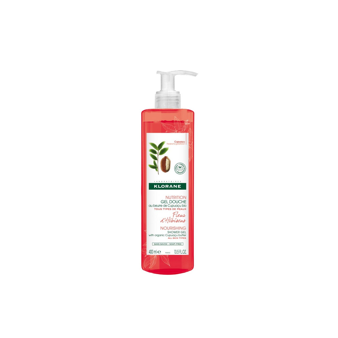 KLORANE Fleur d'hibiscus Gel douche nutrition 400ml