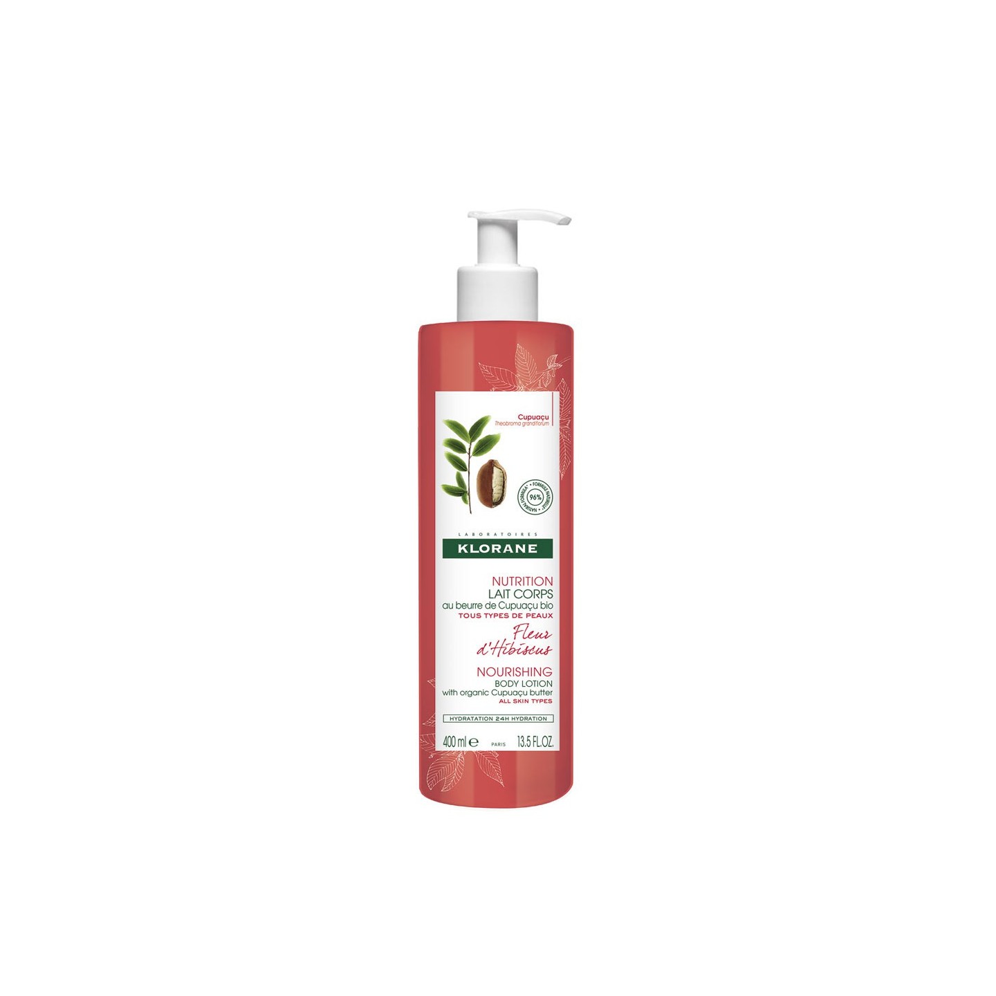 KLORANE Fleur d'hibiscus Lait corps nutrition 400ml