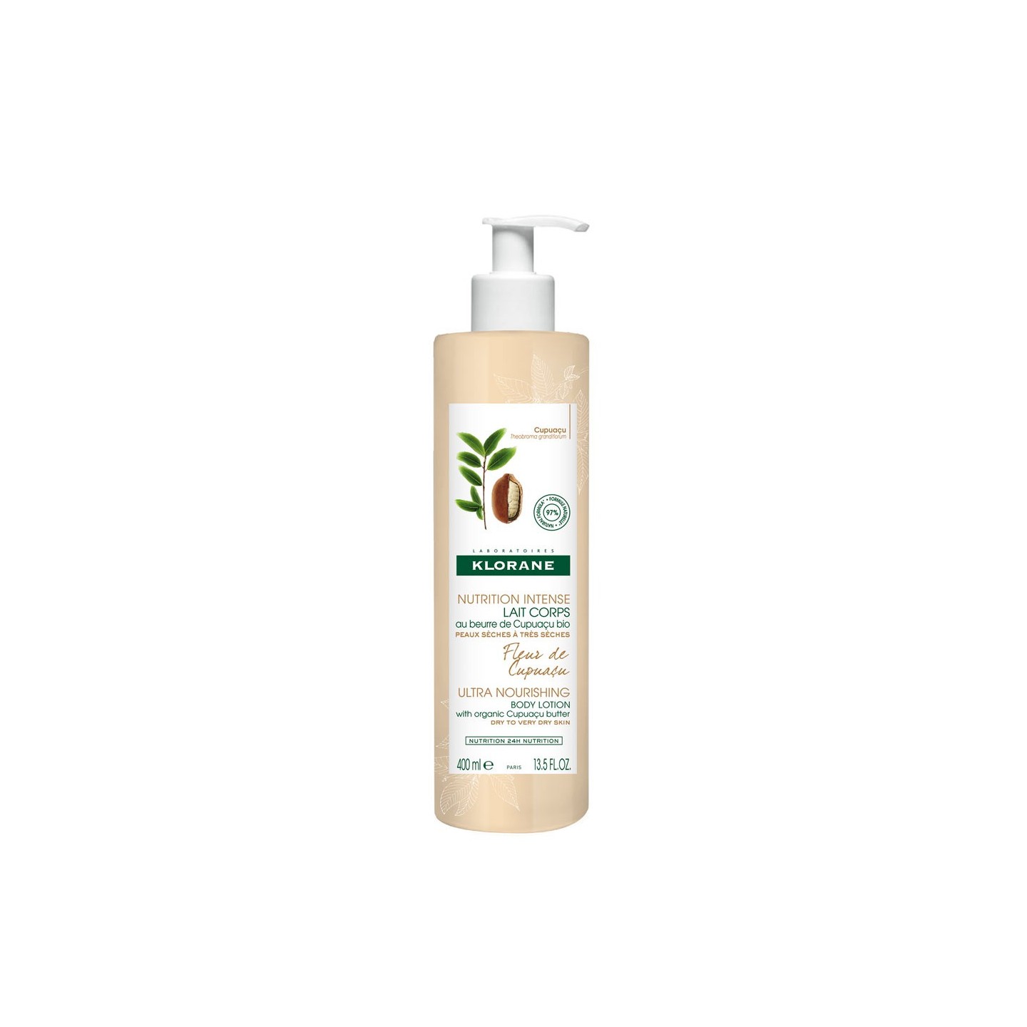 KLORANE Fleur de Cupuaçu Lait corps 400ml