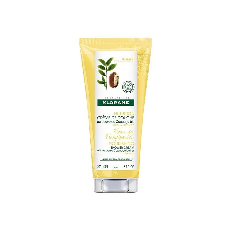 Pharmacie Bastille - Klorane corps crème de douche fleur de frangipanier 200ml