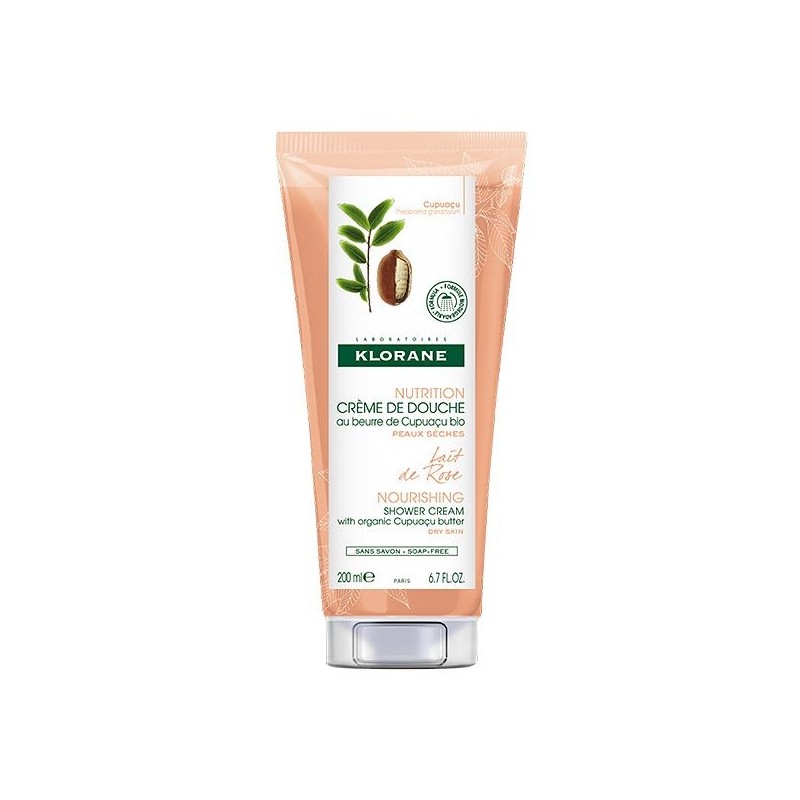 Pharmacie Bastille - Klorane corps gel douche lait de rose 200ml