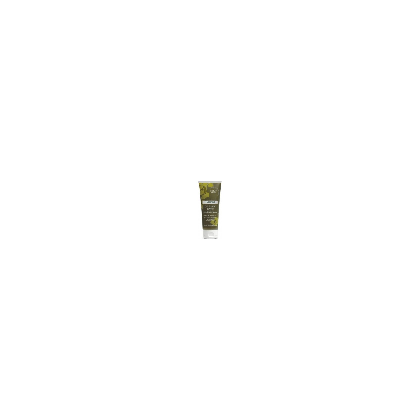 KLORANE GEL DOUCHE SURGRAS SANS SAVON PEAUX SECHE ET SENSIBLE INSTANT BOISE
