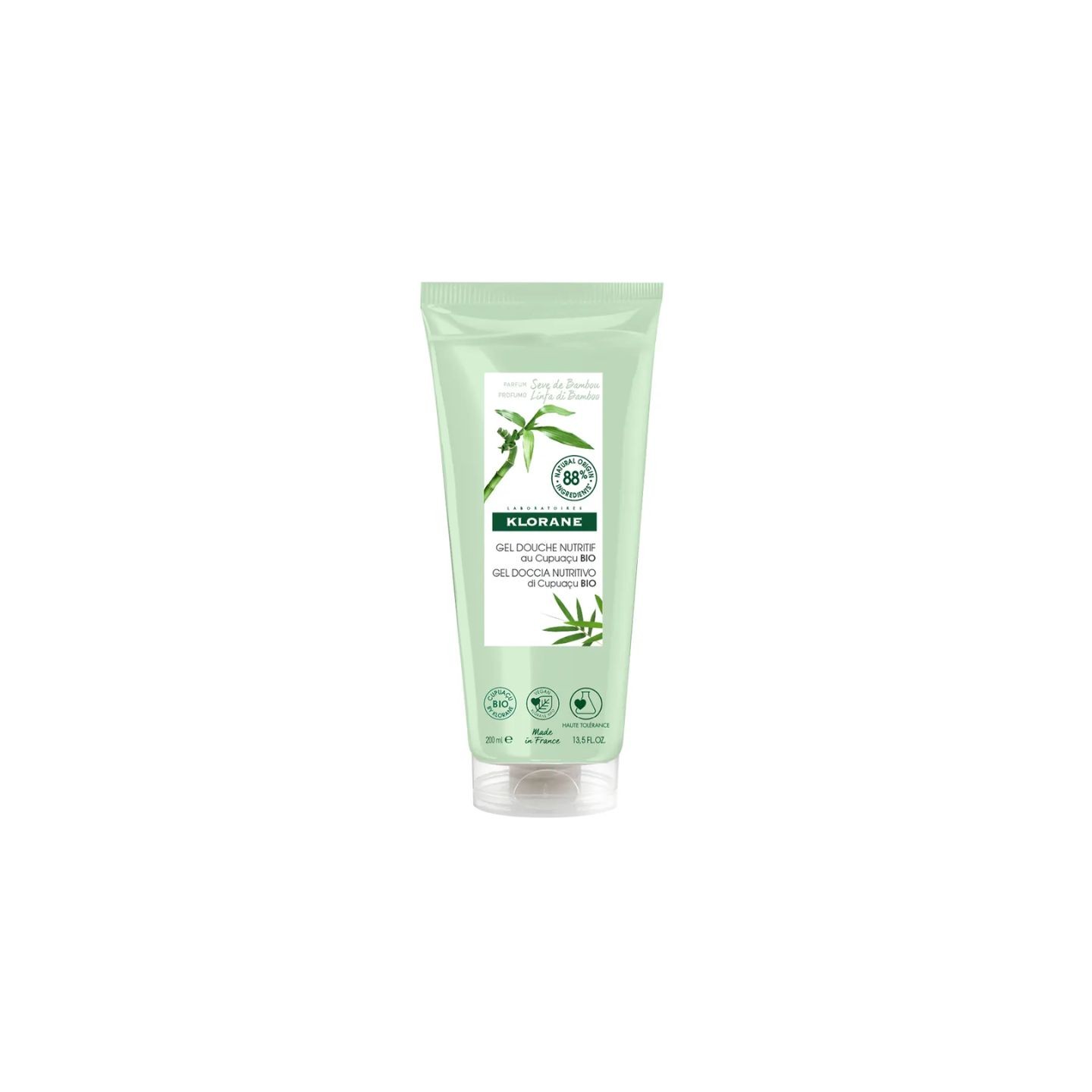 Klorane Gel douche nutritif au Cupuaçu Bio Sève de bambou - 200ml