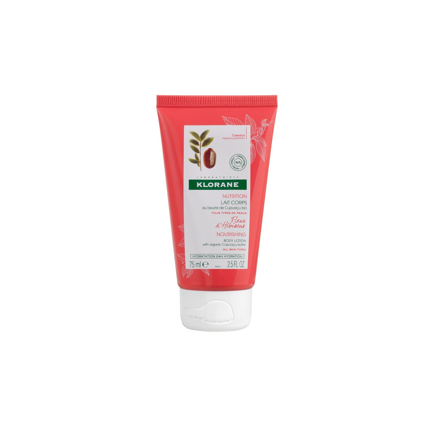 Klorane Lait corps nutrition fleur d'Hibiscus bio - 75ml