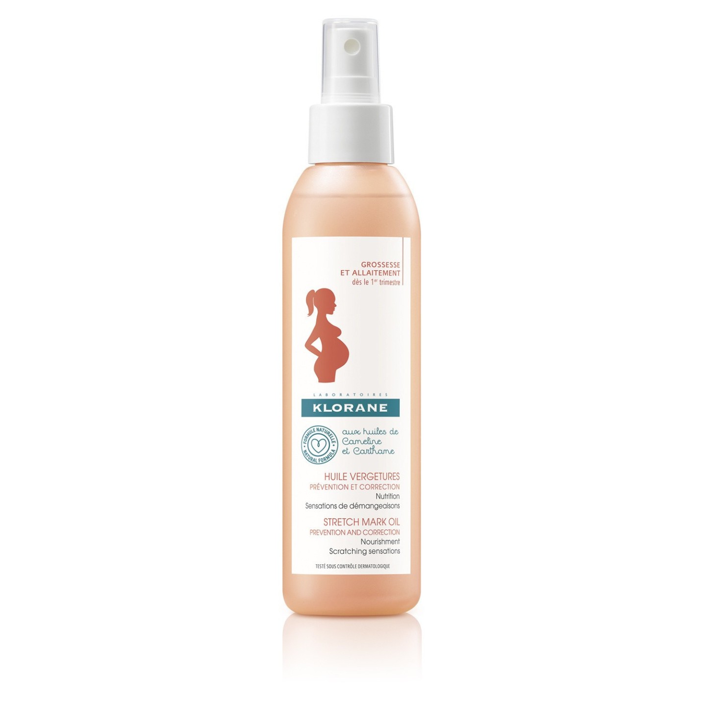 Klorane Maman Huile de soin vergetures - 200ml