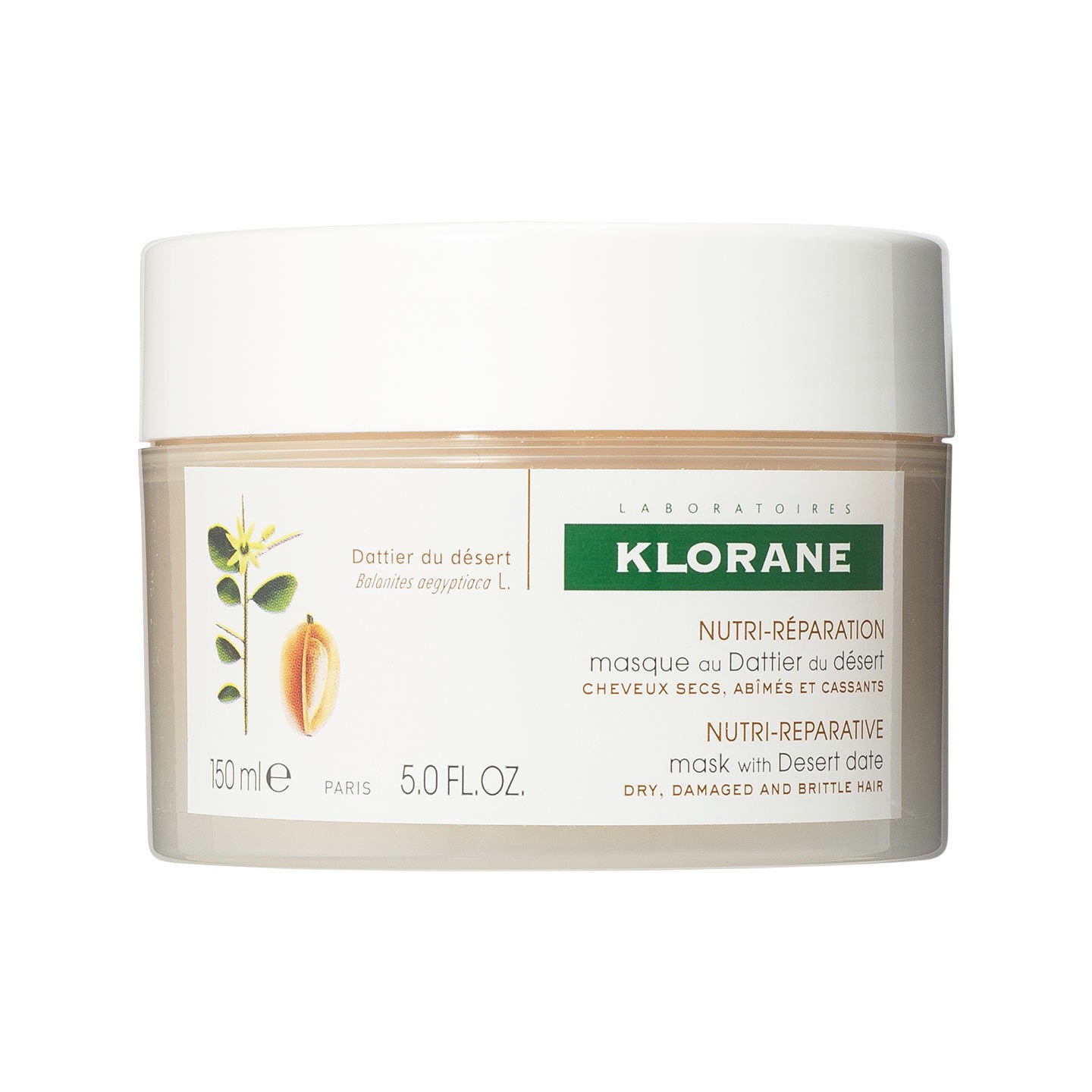Klorane masque au dattier du desert 150ml