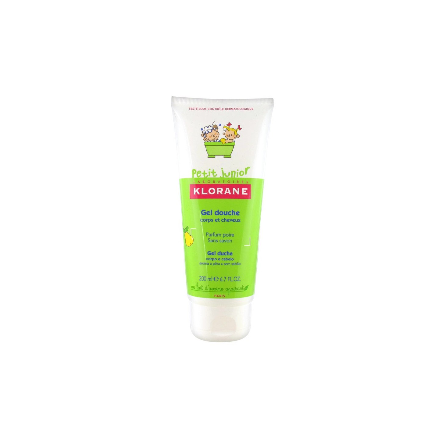 Klorane Petit junior gel douche poire 200 ml