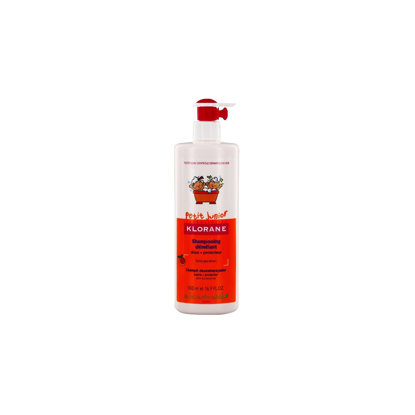 Klorane Petit junior shampooing démêlant 500ml