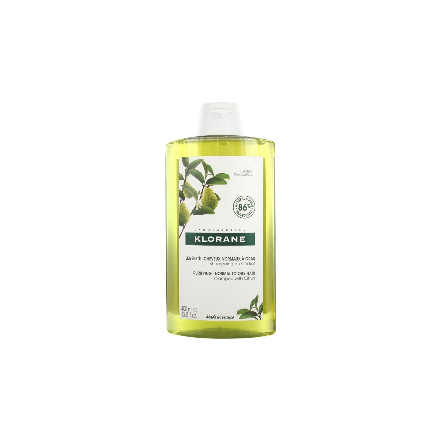Klorane Shampoing à la pulpe de cédrat - 400ml