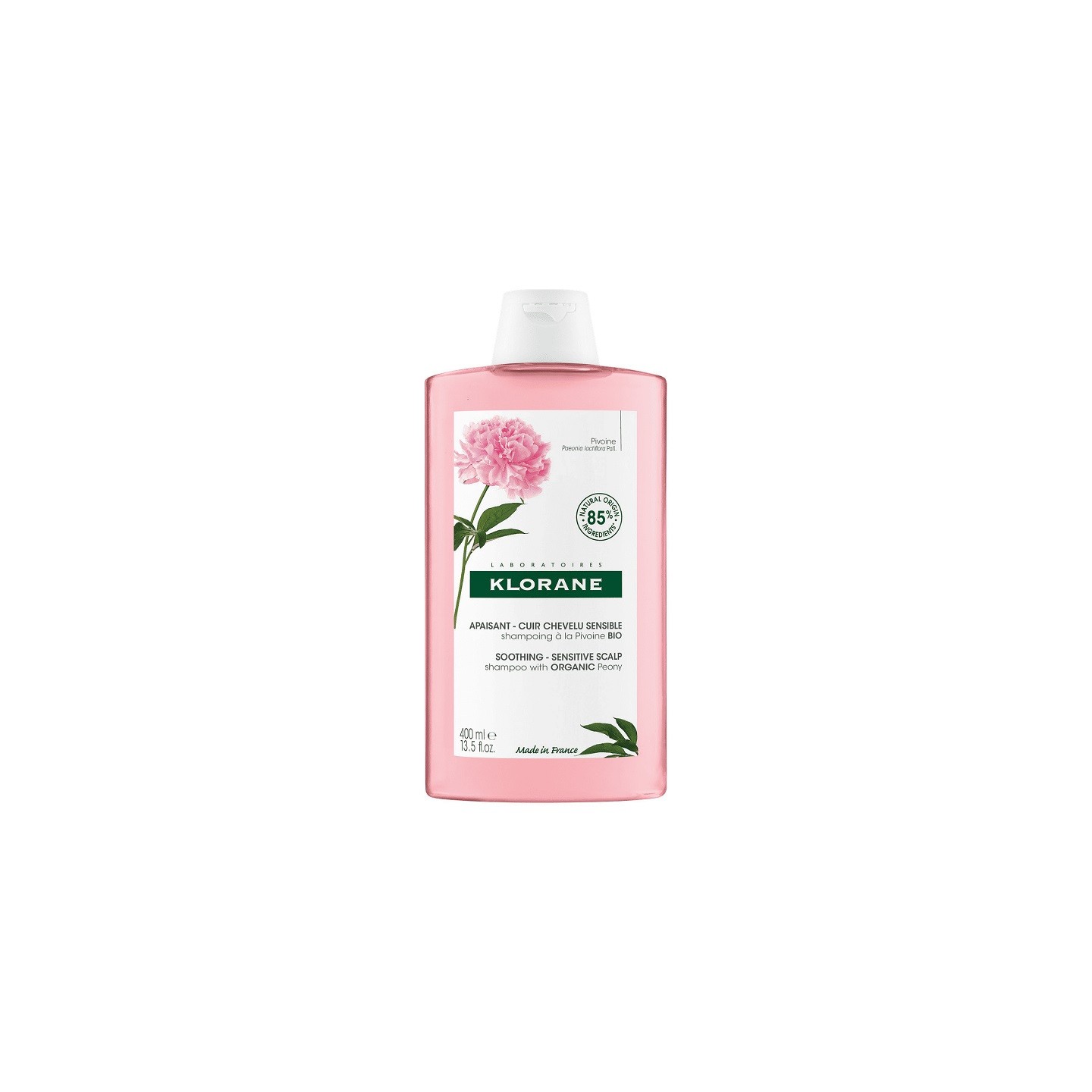 Klorane Shampoing apaisant à la pivoine - 400ml