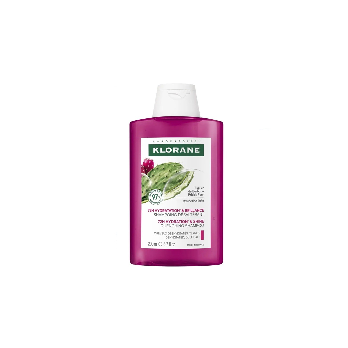 Klorane Shampoing désaltérant au figuier de Barbarie - 200ml