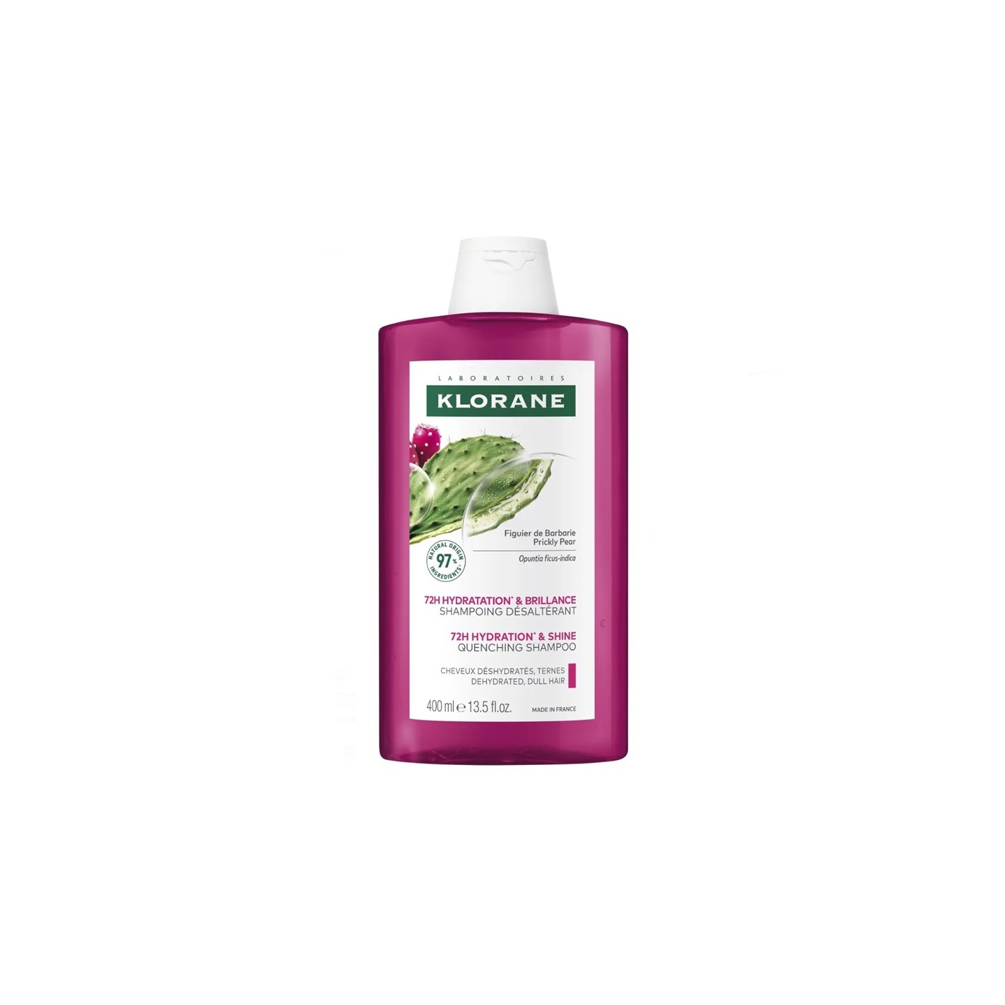 Klorane Shampoing désaltérant au figuier de Barbarie - 400ml