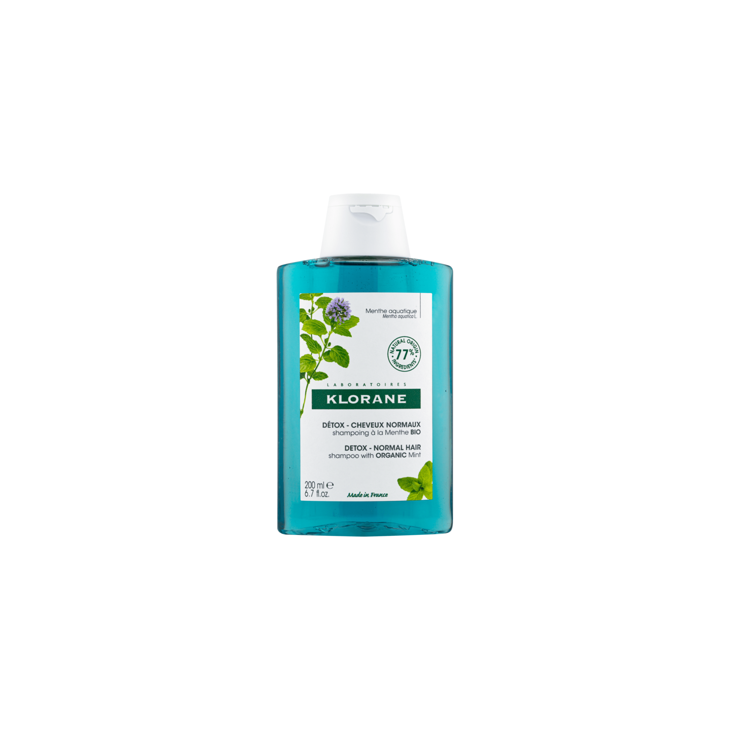 Klorane Shampoing détox à la menthe Bio - 200ml