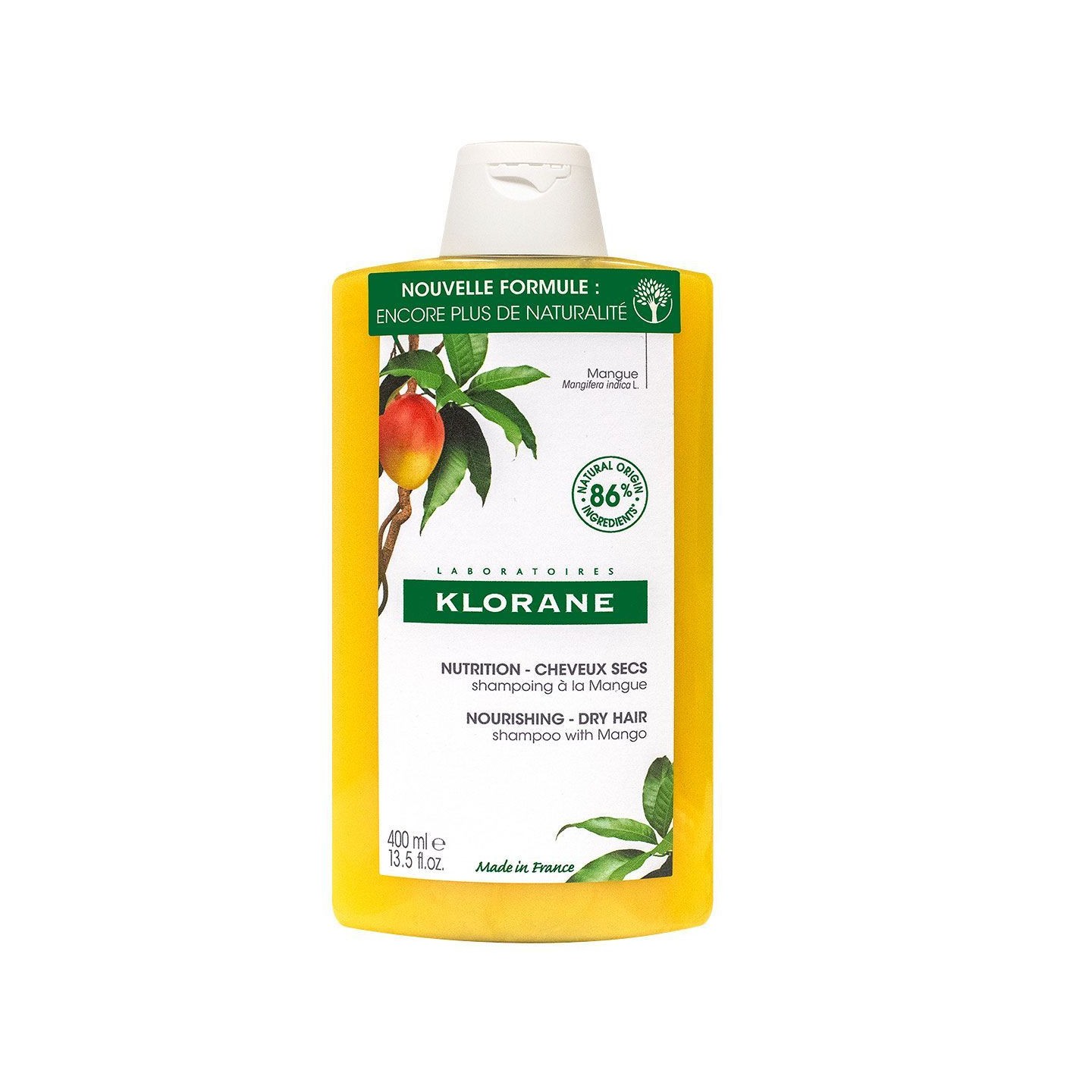 Klorane Shampoing nutritif au beurre de Mangue - 400ml