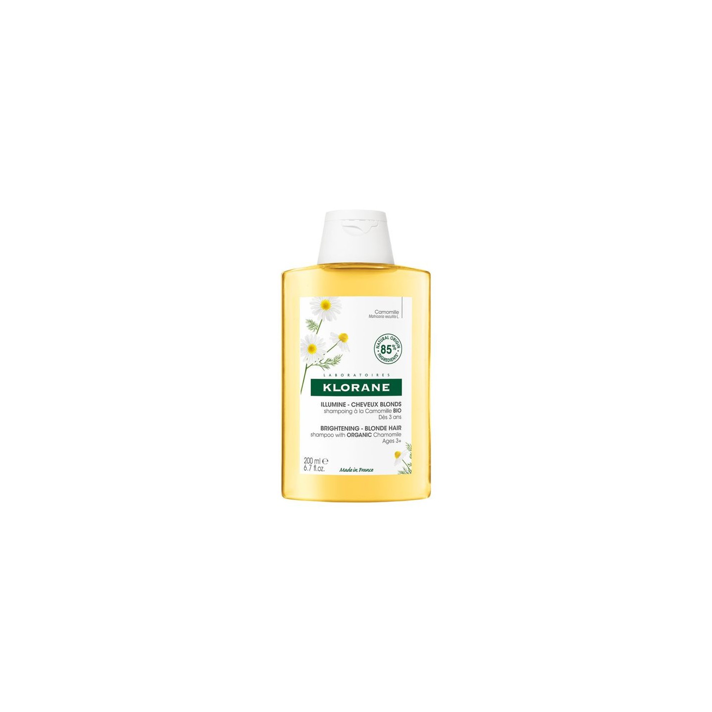 Klorane Shampoing reflets blonds à la camomille - 200ml