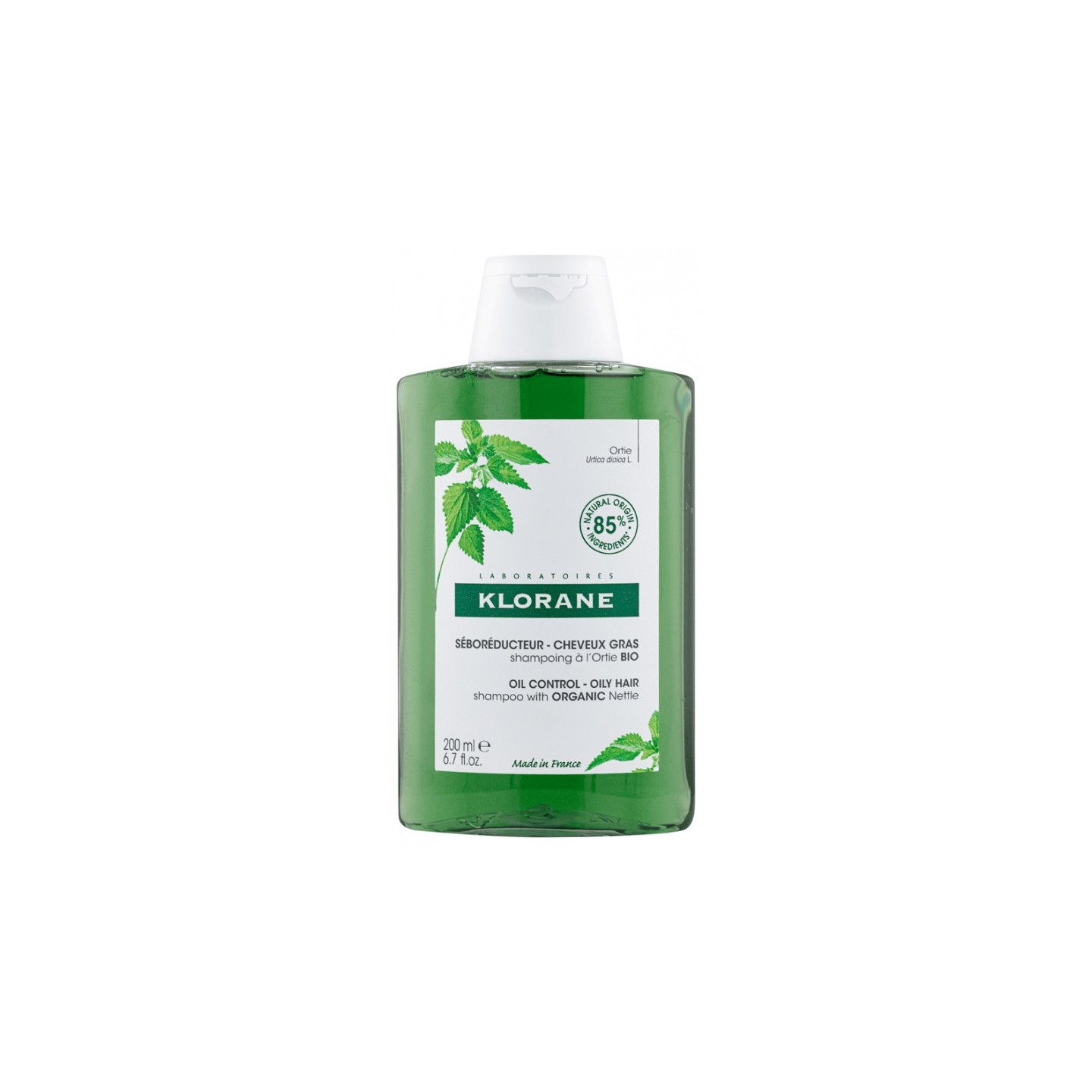Klorane Shampoing séborégulateur à l'Ortie Bio - 200ml
