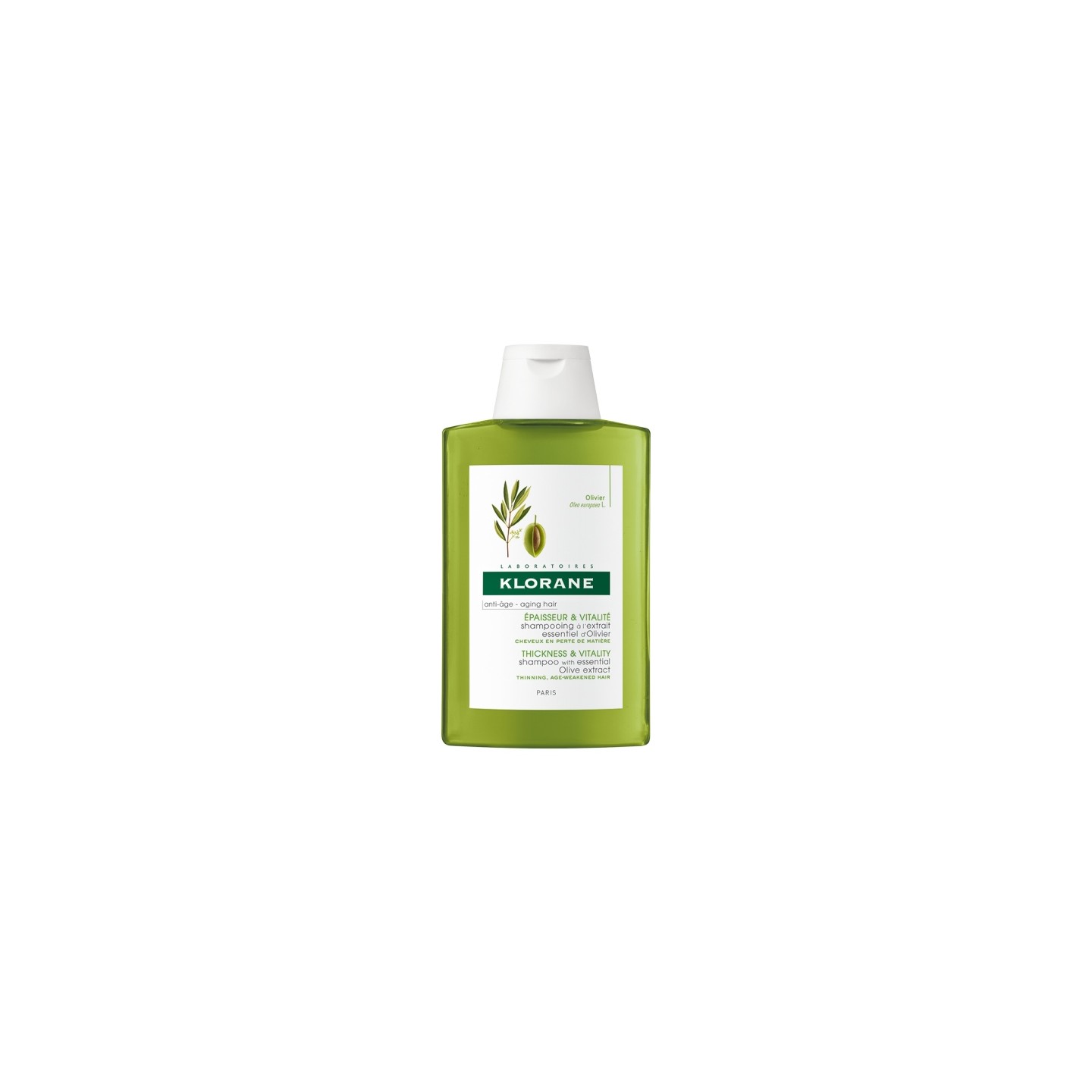 Klorane Extrait Olivier Anti-âge Epaisseur & Vitalité 400ml