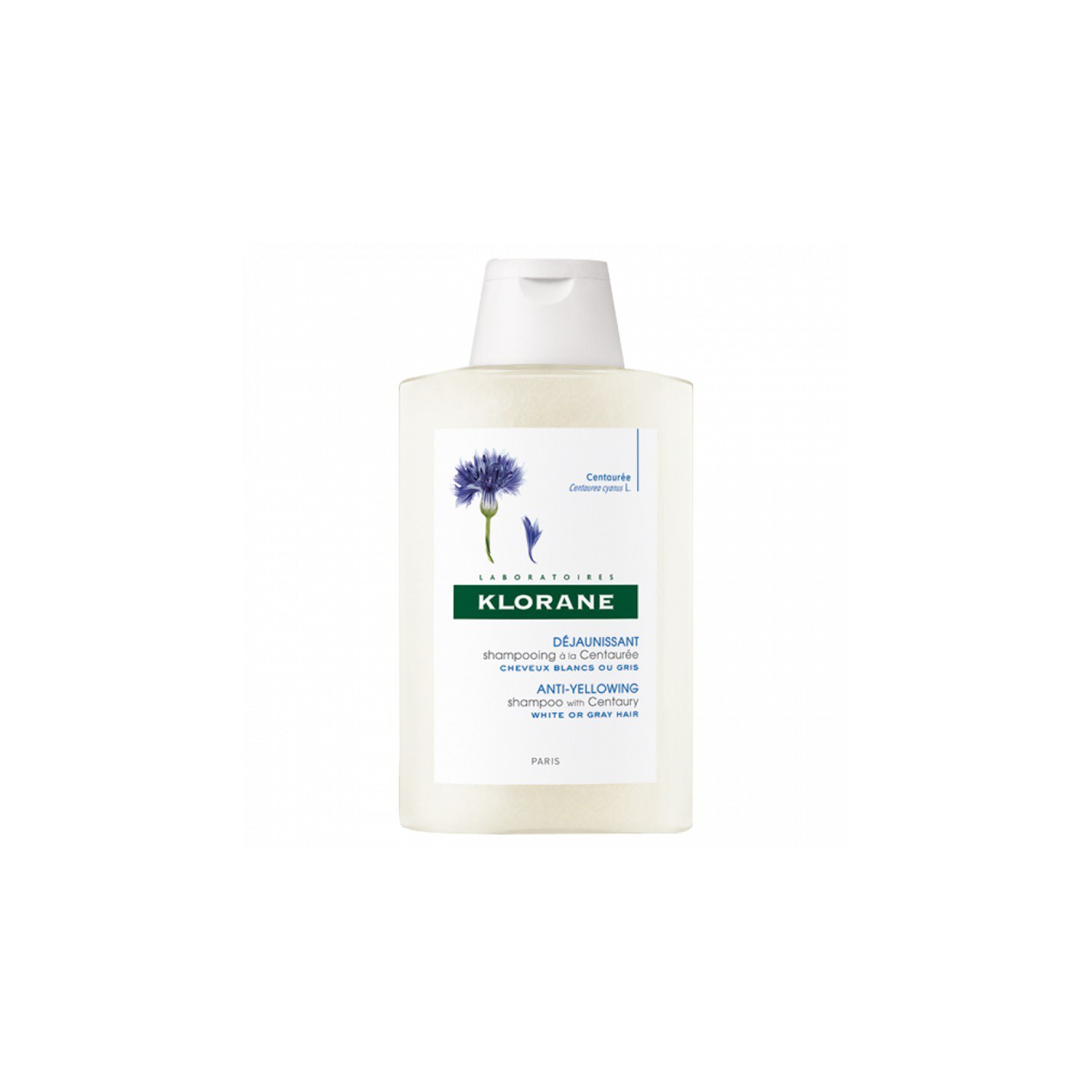 Klorane Shampooing déjaunissant à la centaurée - 400ml