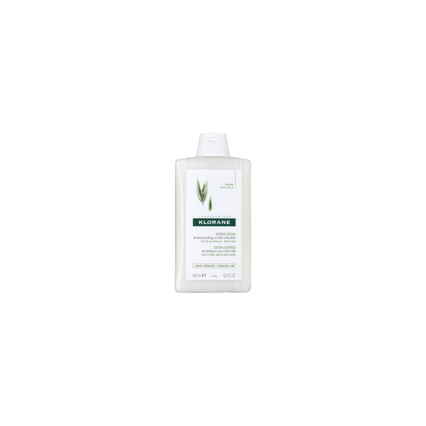 Klorane Shampooing extra doux protecteur au lait d'avoine 400ml