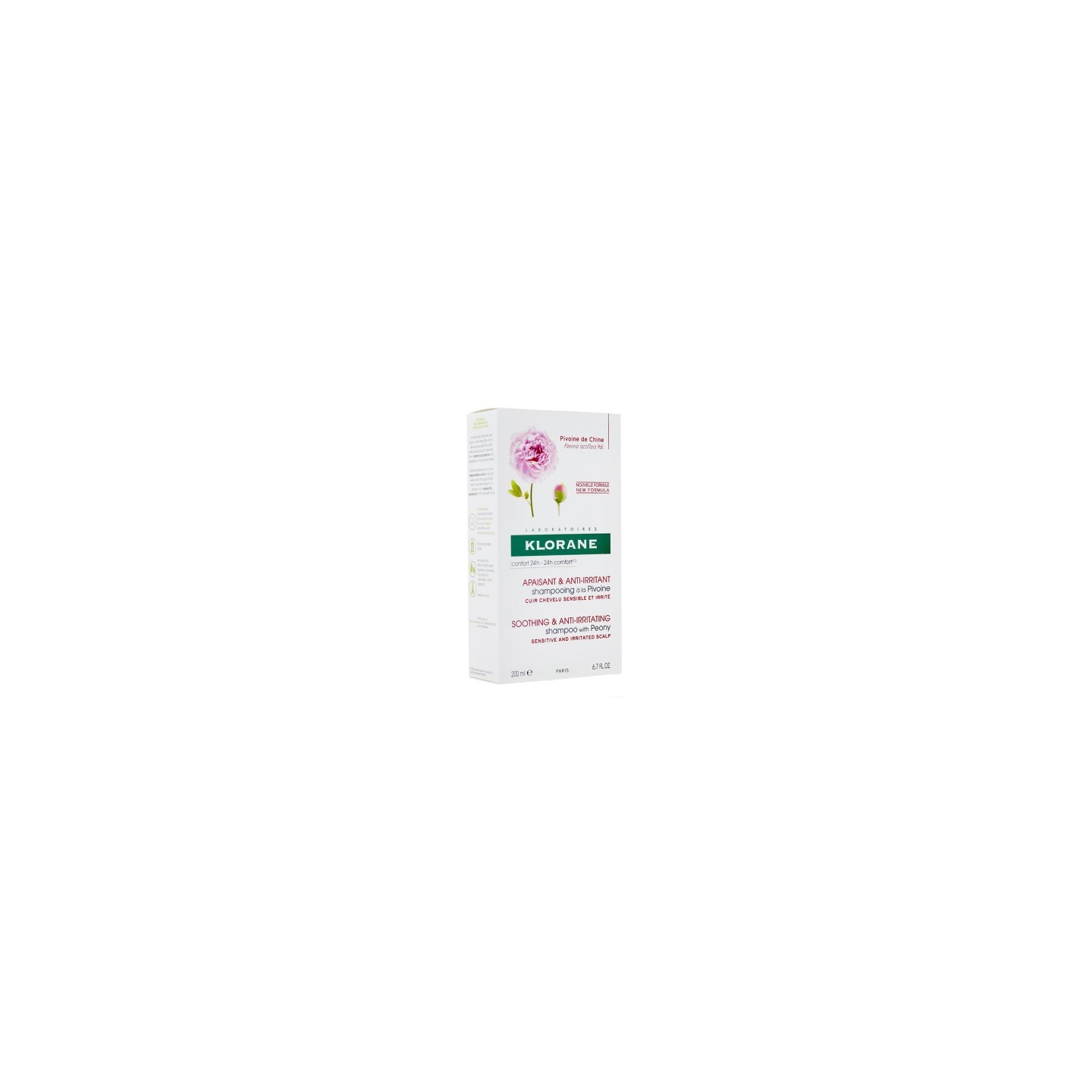 Klorane shampooing pivoine 200 ml