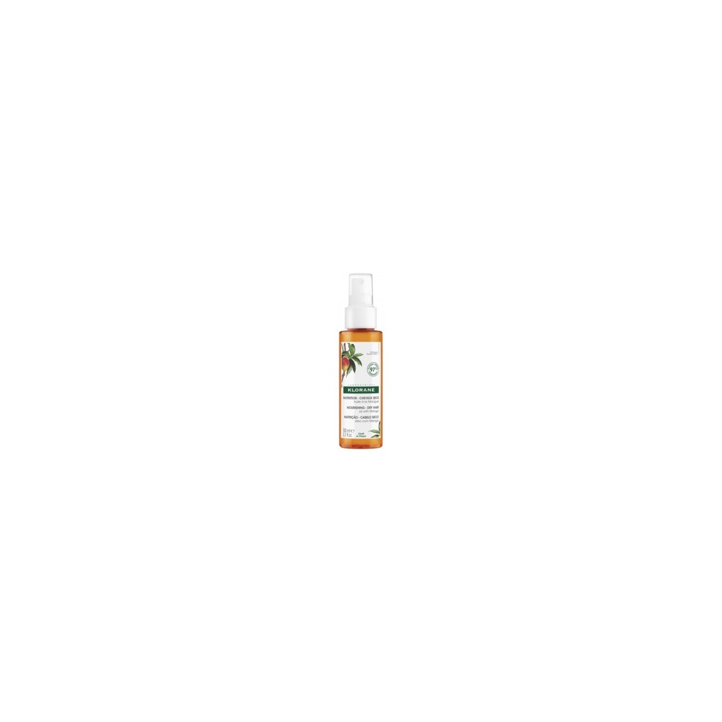 Klorane huile de mangue cheveux secs 100ml