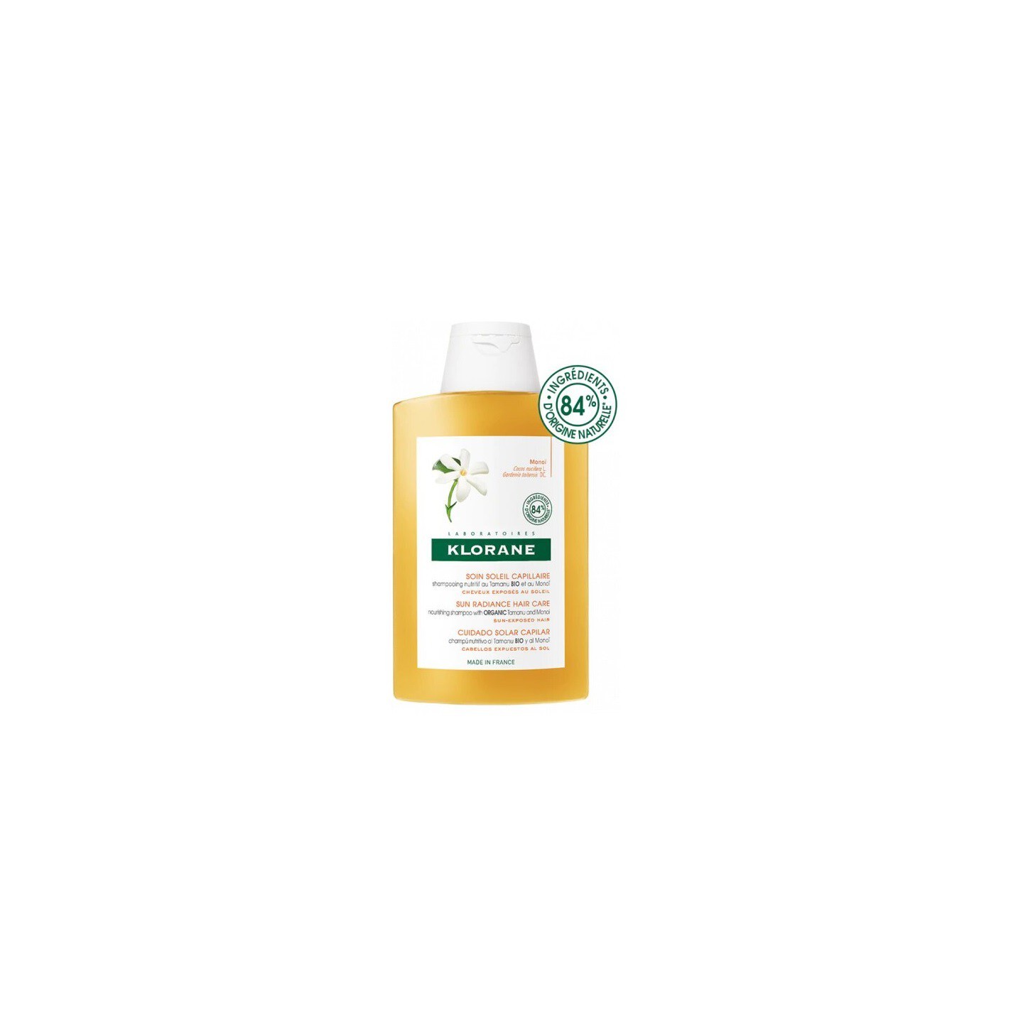 Klorane Polysianes Shampooing nutritif au Monoï et Tamanu Bio - 200ml