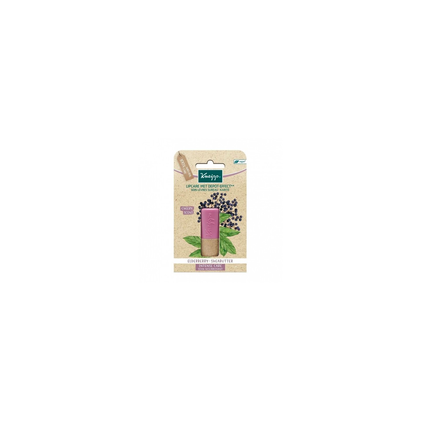 Kneipp soin des lèvres sureau karité fruits rouges 4.7 g
