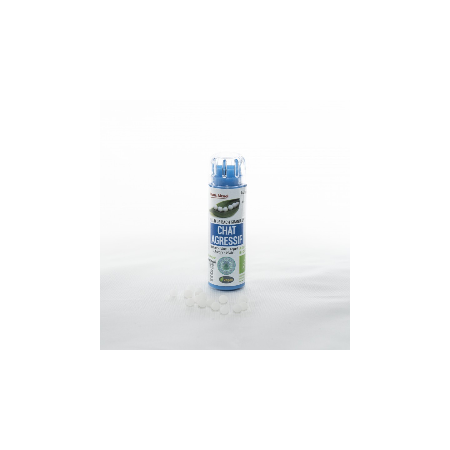 Kosmeo Fleurs de Bach Complexe chat agressif Bio - 130 granules