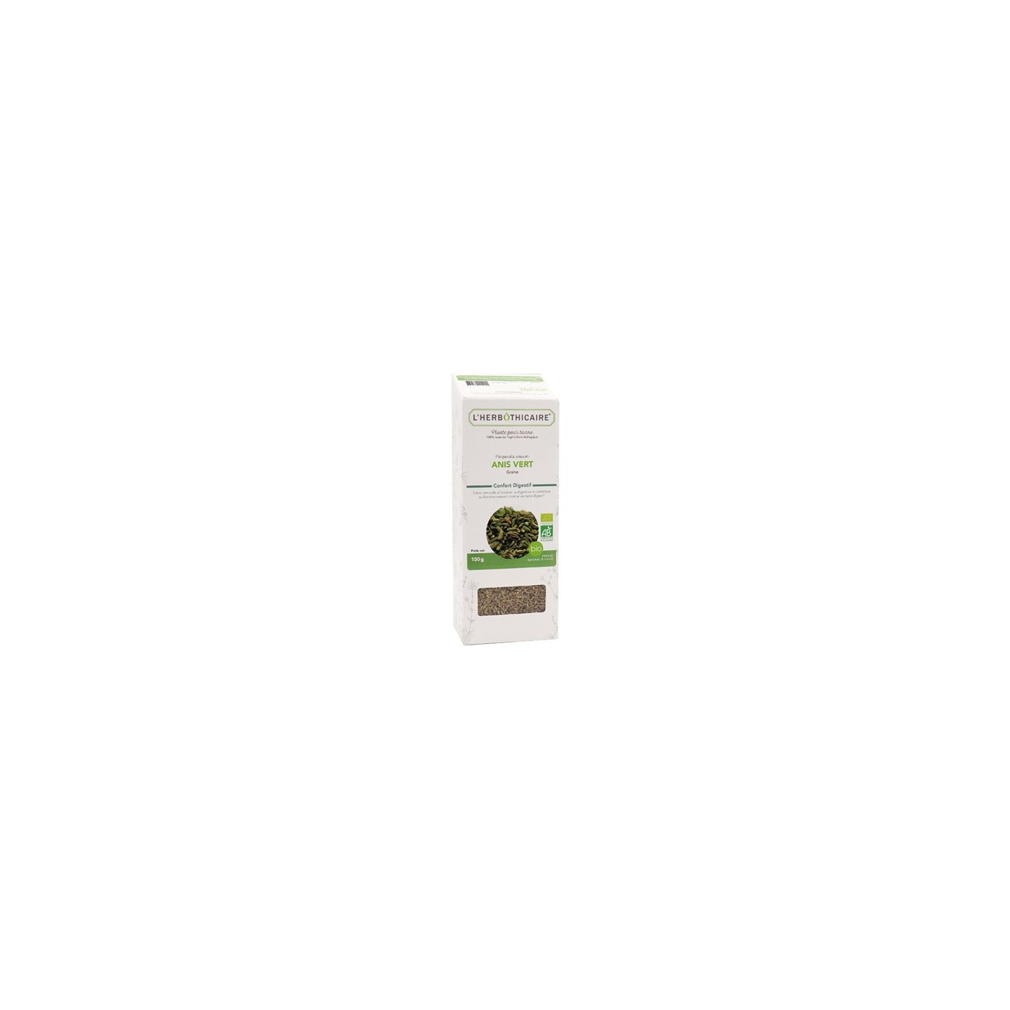 L'herbôthicaire tisane Anis vert bio 100g