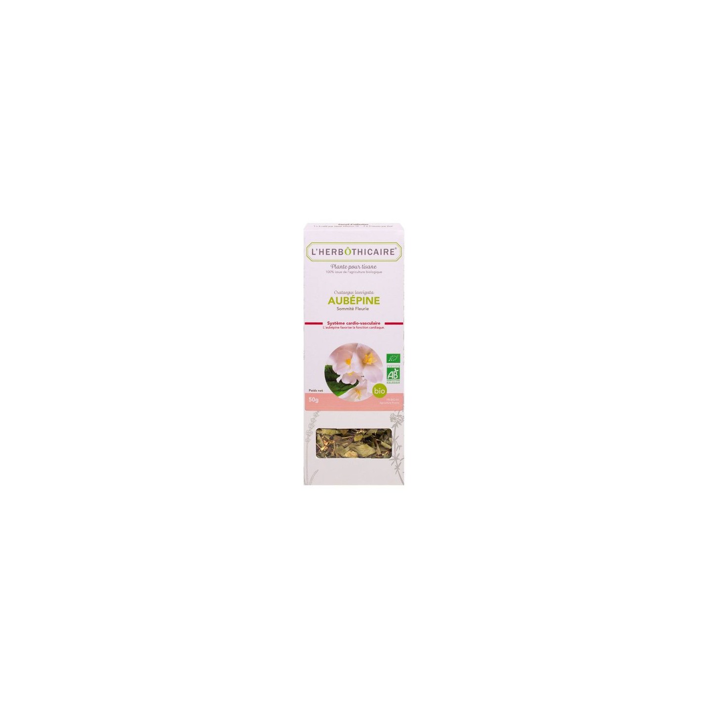 L'herbôthicaire tisane Aubépine bio 50g