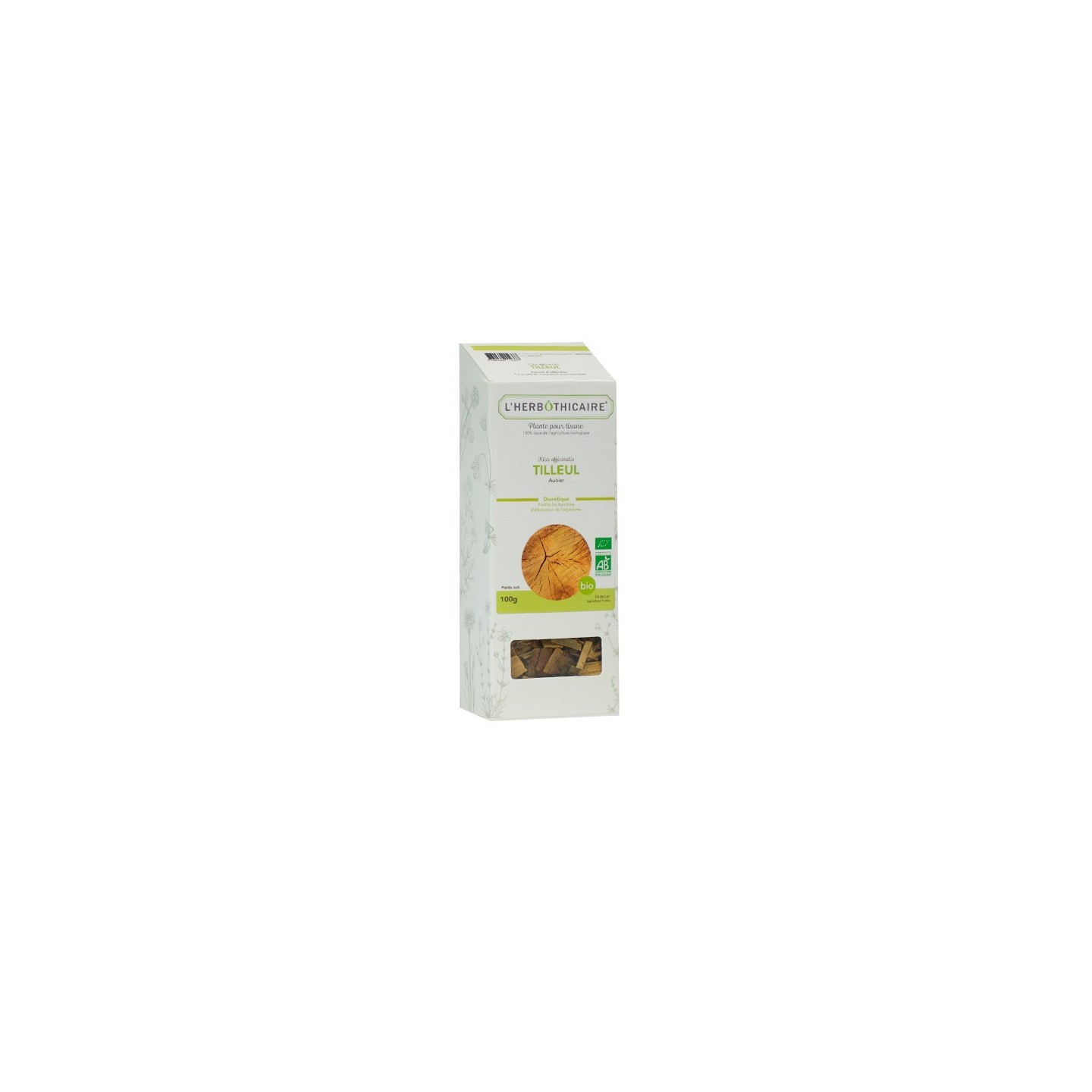 L'herbôthicaire tisane Aubier Tilleul bio 100g