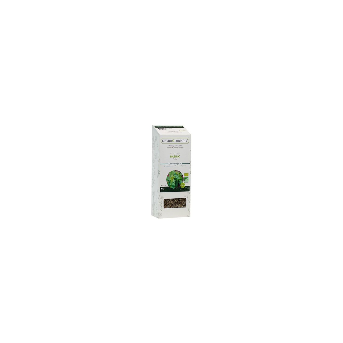 L'herbôthicaire tisane Basilic bio 50g