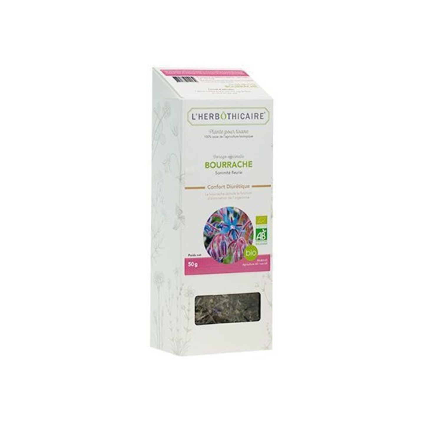 L'herbôthicaire tisane Bourrache bio 50g