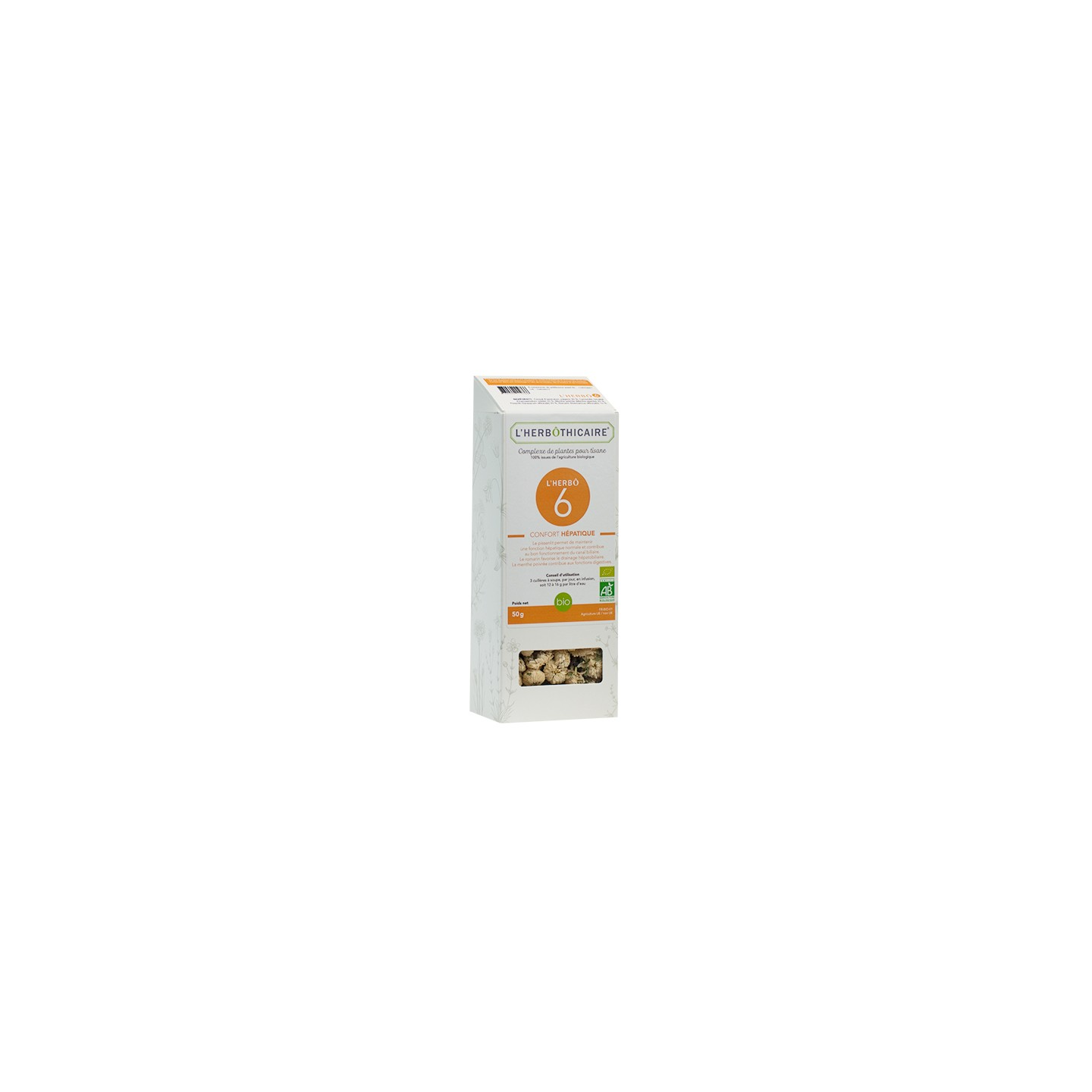 L'herbôthicaire Tisane L'herbô 6 Confort Hépatique